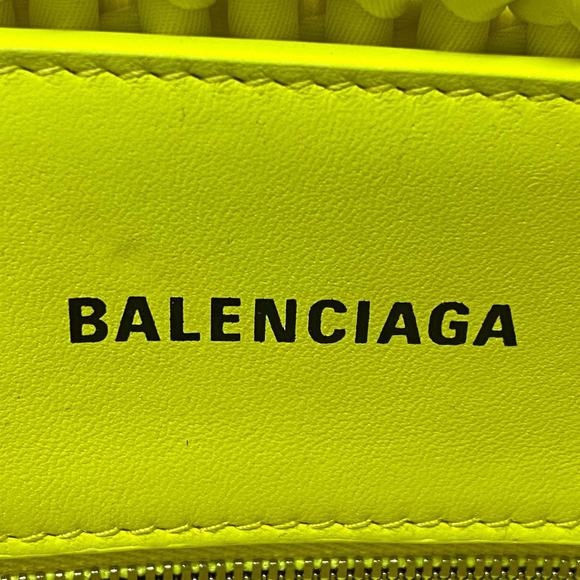 Balenciaga Bistro XXS Basket Tote Bag Yellow - Picture 8 of 11